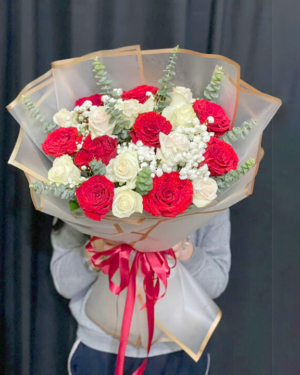 Bó hồng chúc mừng giá rẻ HT03