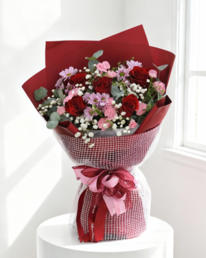 Bó hoa hồng tình yêu ngọt ngào