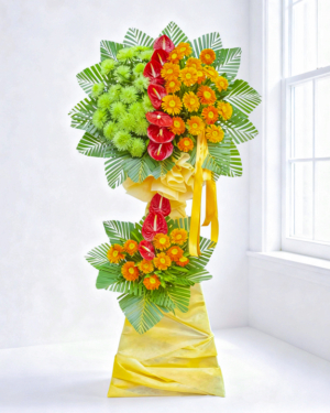 Lẵng hoa khai trương – Kệ Chúc Mừng